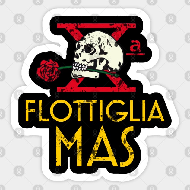 Decima Flottiglia X MAS Sticker by bumblethebee